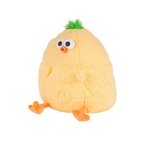 Peluche Pollito Elote Felpa Amarillo 17x26 Cm