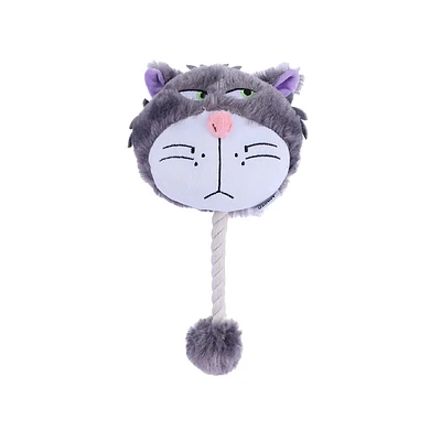 Juguete De Cuerda Para Mascotas Disney  Lucifer Textil Gris