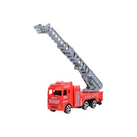 Vehículo De Juguete Bombero De Rescate Sintético Rojo 14.2x7.5 Cm