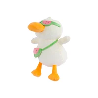 Peluche Miniso Patito Con Gafas Y Bolso Felpa 24x28 cm