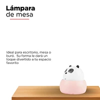 Lámpara We Bare Bears Panda Nocturna Rosa 11.8x11.8x13.4 cm