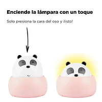 Lámpara We Bare Bears Panda Nocturna Rosa 11.8x11.8x13.4 cm