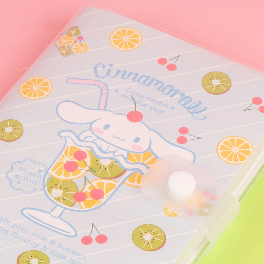 Libreta Sanrio Cinnamoroll Tipo Planificador Azul 11.6x16.5 cm 128 Hojas