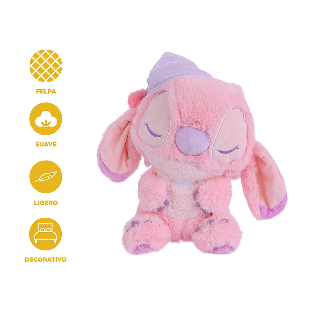 Peluche Disney Angel Felpa Rosa 25x27 cm