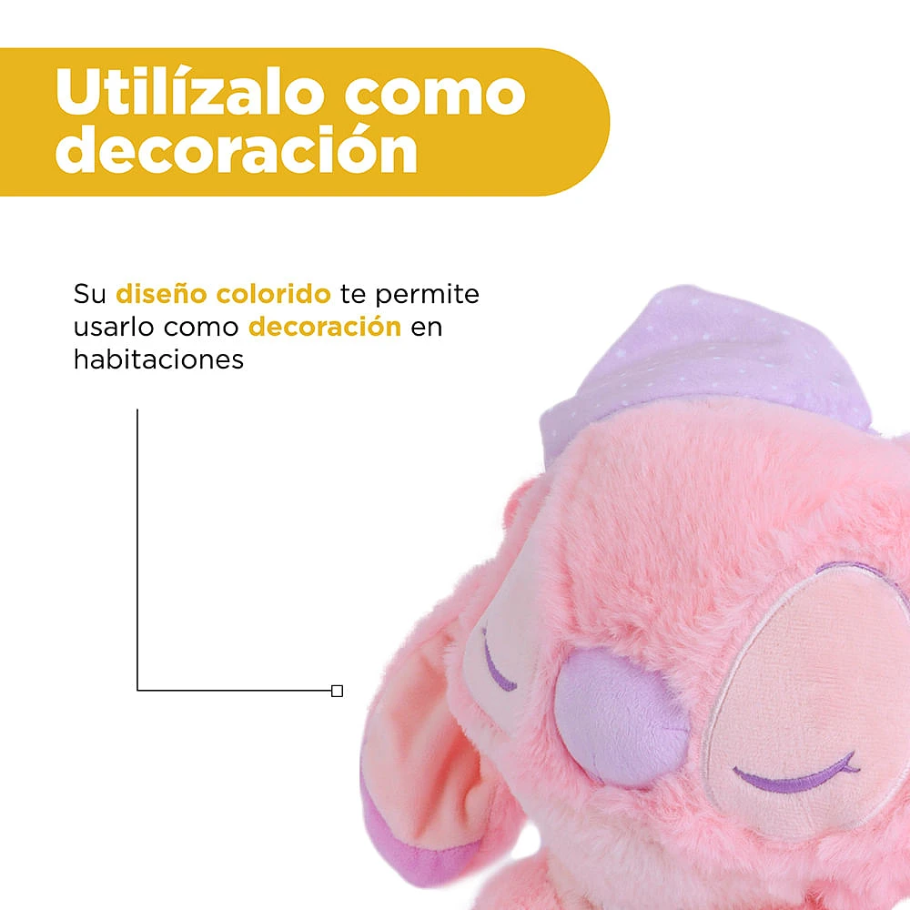 Peluche Disney Angel Felpa Rosa 25x27 cm