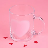 Taza Pink Romance Vidrio Transparente 330 ml