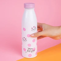 Termo Con Tapa Enroscable Disney Marie Acero Inoxidable Blanco 500 ml