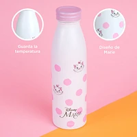 Termo Con Tapa Enroscable Disney Marie Acero Inoxidable Blanco 500 ml