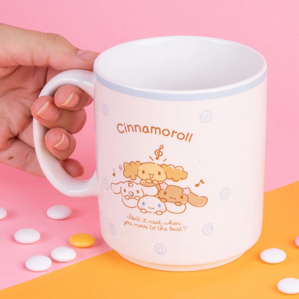 Taza Sanrio Cinnamoroll Cerámica Blanca 390 ml