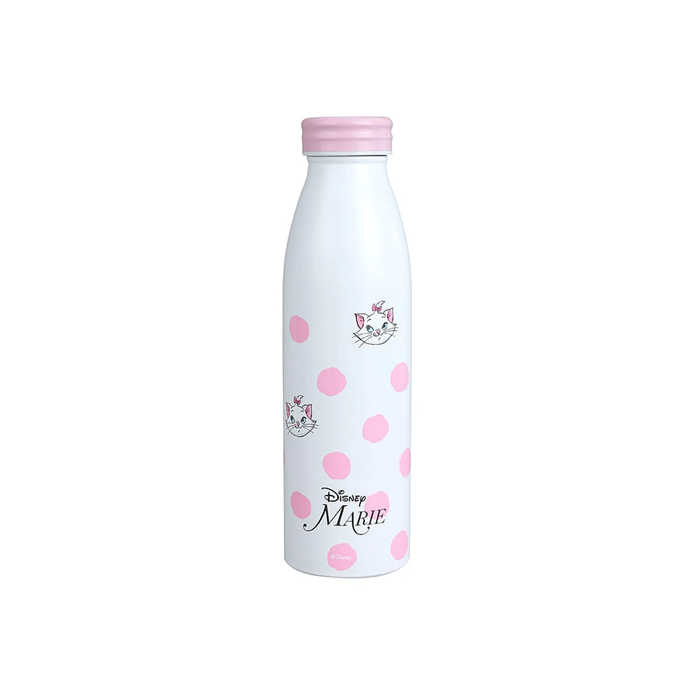 Termo Con Tapa Enroscable Disney Marie Acero Inoxidable Blanco 500 ml