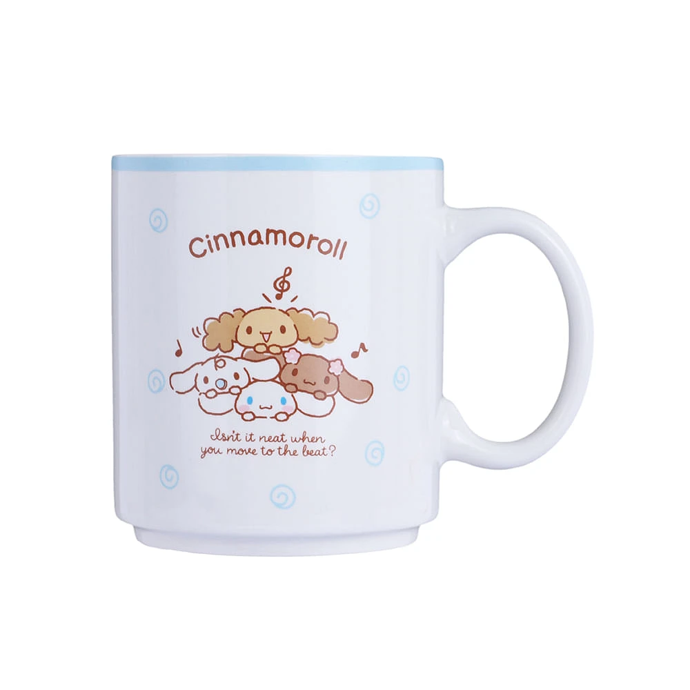 Taza Sanrio Cinnamoroll Cerámica Blanca 390 ml