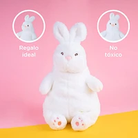 Peluche Conejito Felpa Blanco 34x14 Cm