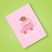 Set Libretas Ice Cream 14.2x21 cm, 19x25 cm 2 Piezas