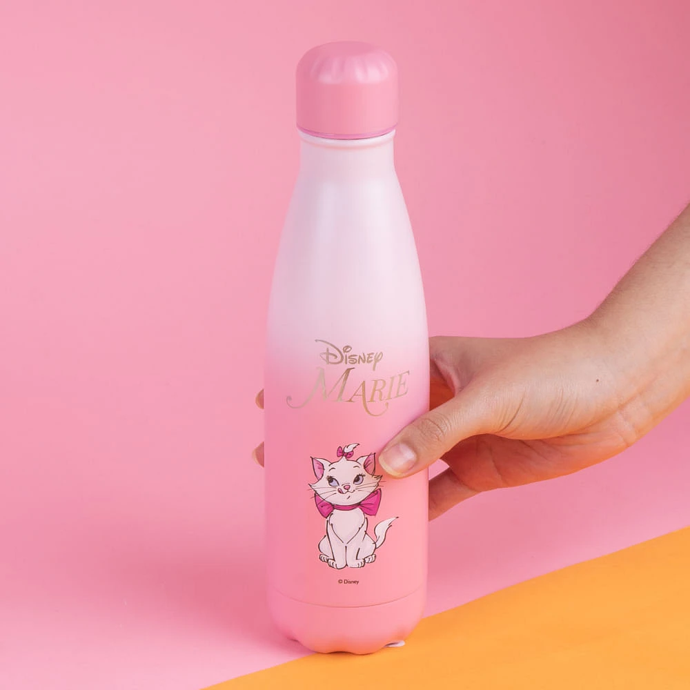 Termo Con Tapa Enroscable Disney Marie Acero Inoxidable Rosa 500 ml