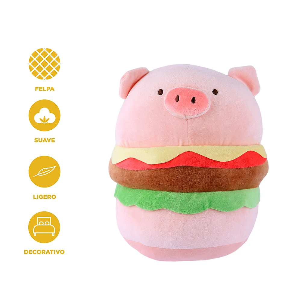 Peluche Miniso Cerdita Delicious Gigi Felpa 25x25 cm