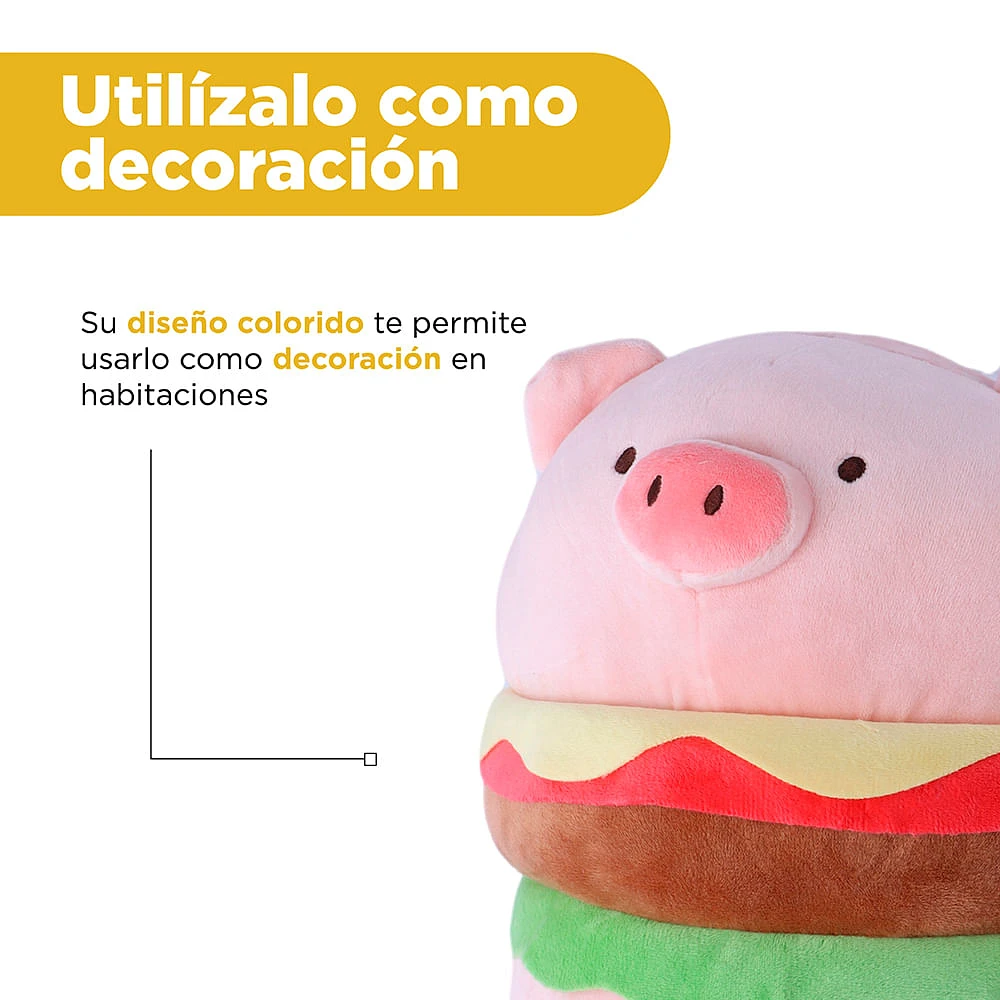 Peluche Miniso Cerdita Delicious Gigi Felpa 25x25 cm