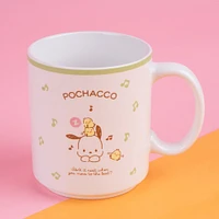 Taza Sanrio Pochacco Cerámica Blanca 390 ml