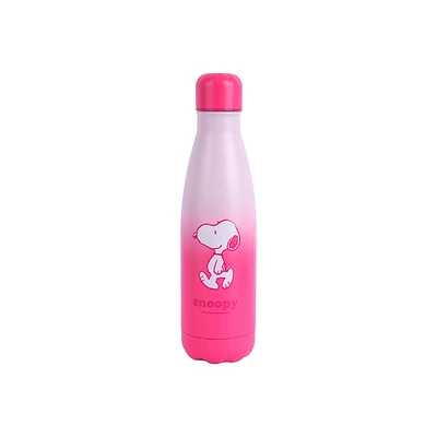 Termo Con Tapa Enroscable Snoopy Acero Inoxidable Rosa 500 ml