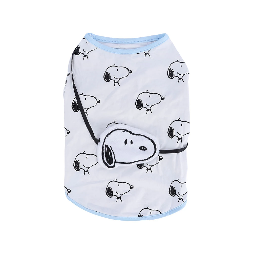 Ropa Para Mascota Snoopy Camisa 94% Algodón