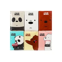 Paquete De Pañuelos We Bare Bears Desechables Varios Personajes