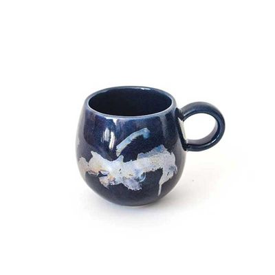 Set 4 Tazas Espresso 80 ML Azul Zafiro