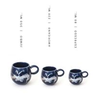 Set 4 Tazas Espresso 80 ML Azul Zafiro