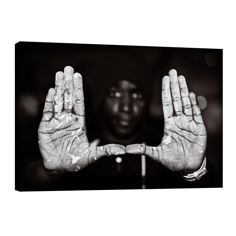 Cuadro Art Hands Canvas rectangular