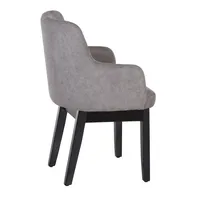 Silla Lecco Silver Negro