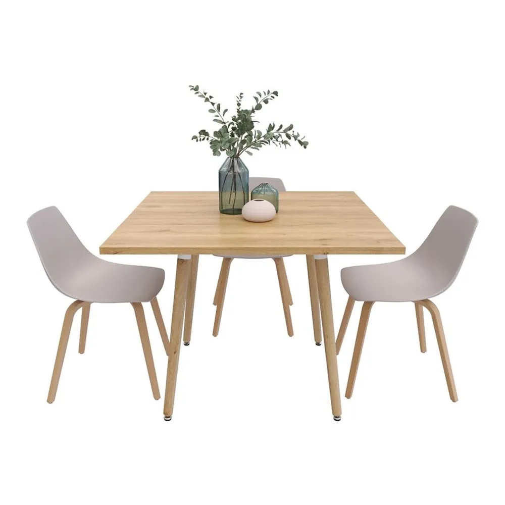 Mesa De Comedor
 Cuadrada Egan Madera Café