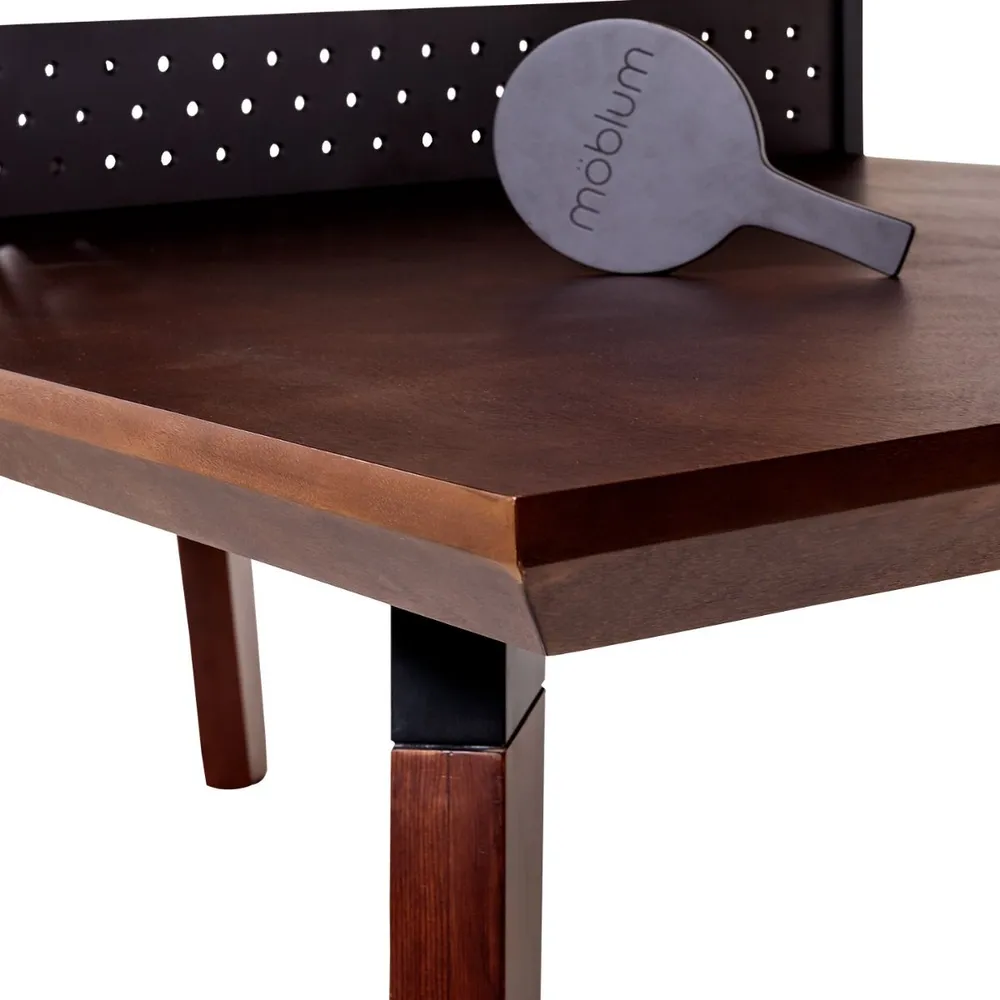 Mesa de Comedor y Ping Pong Forrest Nogal