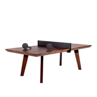 Mesa de Comedor y Ping Pong Forrest Nogal