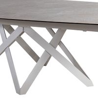 Mesa Comedor Rectangular  Extensible Hazel Kaki Cerámica