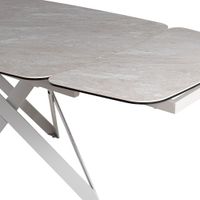 Mesa Comedor Rectangular  Extensible Hazel Kaki Cerámica