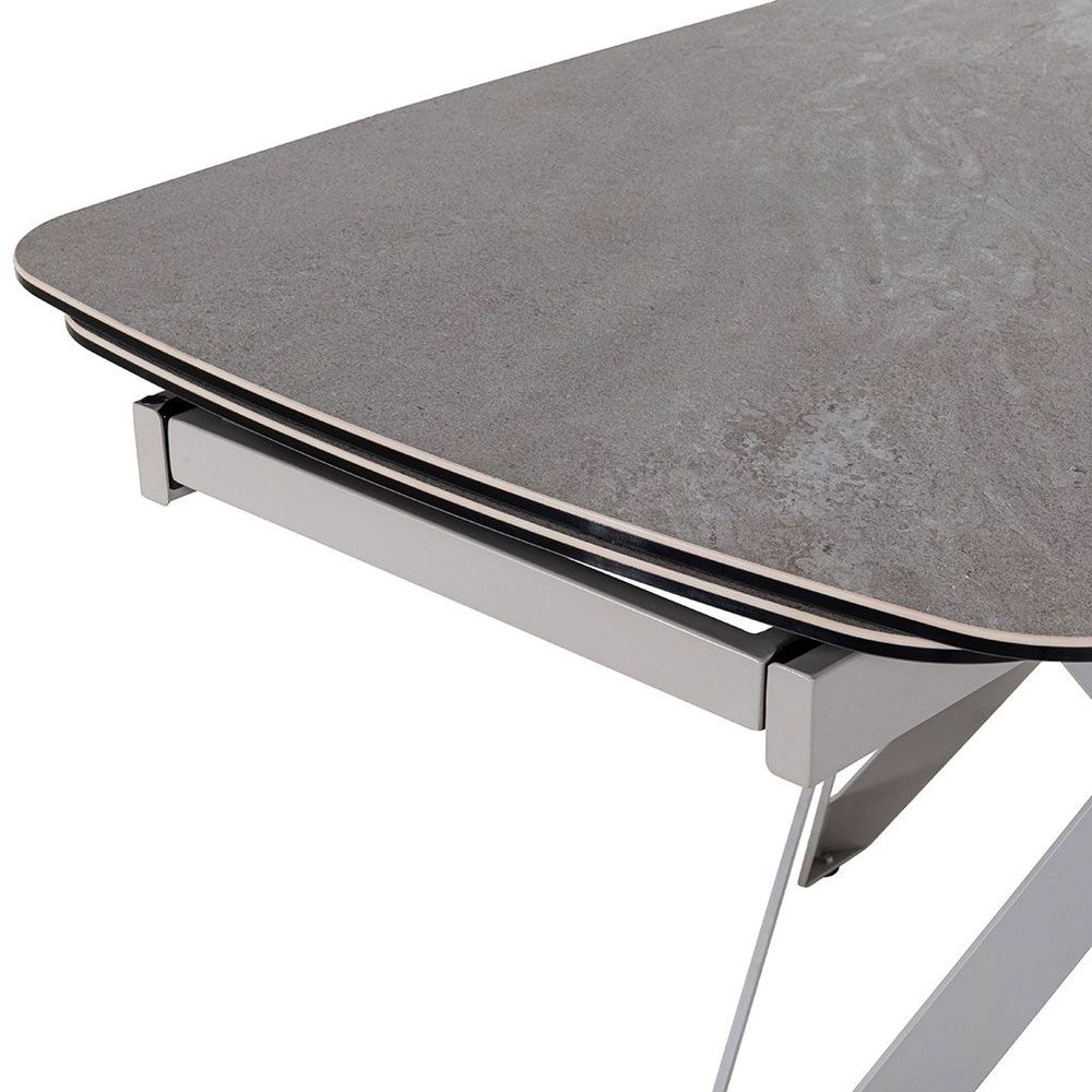 Mesa Comedor Rectangular  Extensible Hazel Kaki Cerámica