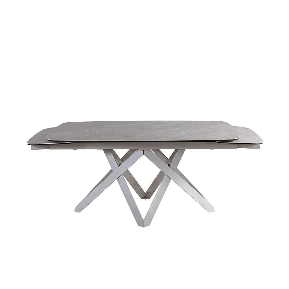 Mesa Comedor Rectangular  Extensible Hazel Kaki Cerámica