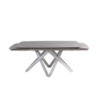 Mesa Comedor Rectangular  Extensible Hazel Kaki Cerámica