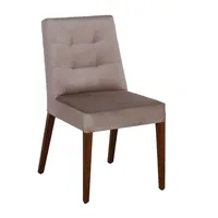 Silla Capitonada Marit Nogal Beige