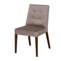 Silla Capitonada Marit Nogal Beige