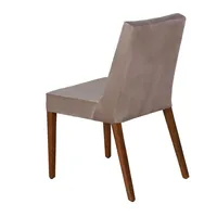 Silla Capitonada Marit Nogal Beige