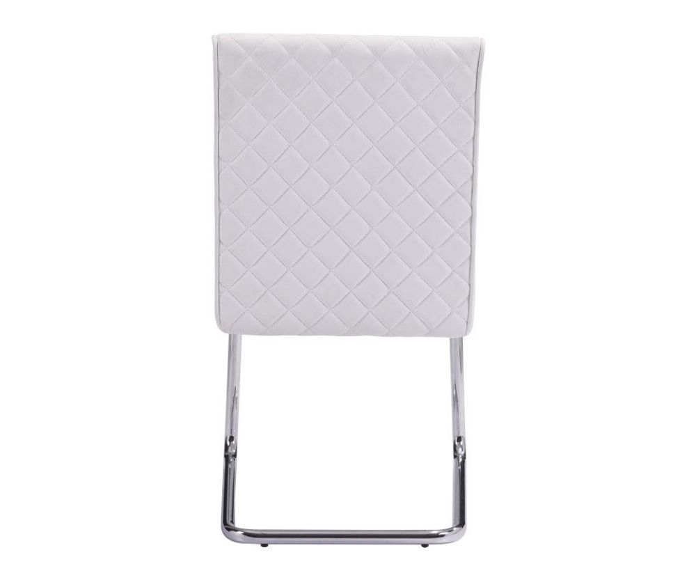 Silla Quilt Metal Blanco