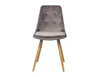 Silla Louis Tela Gris