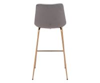 Silla Bar Tony Tela Gris