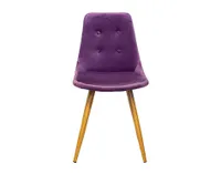 Silla Louis Tela Morado