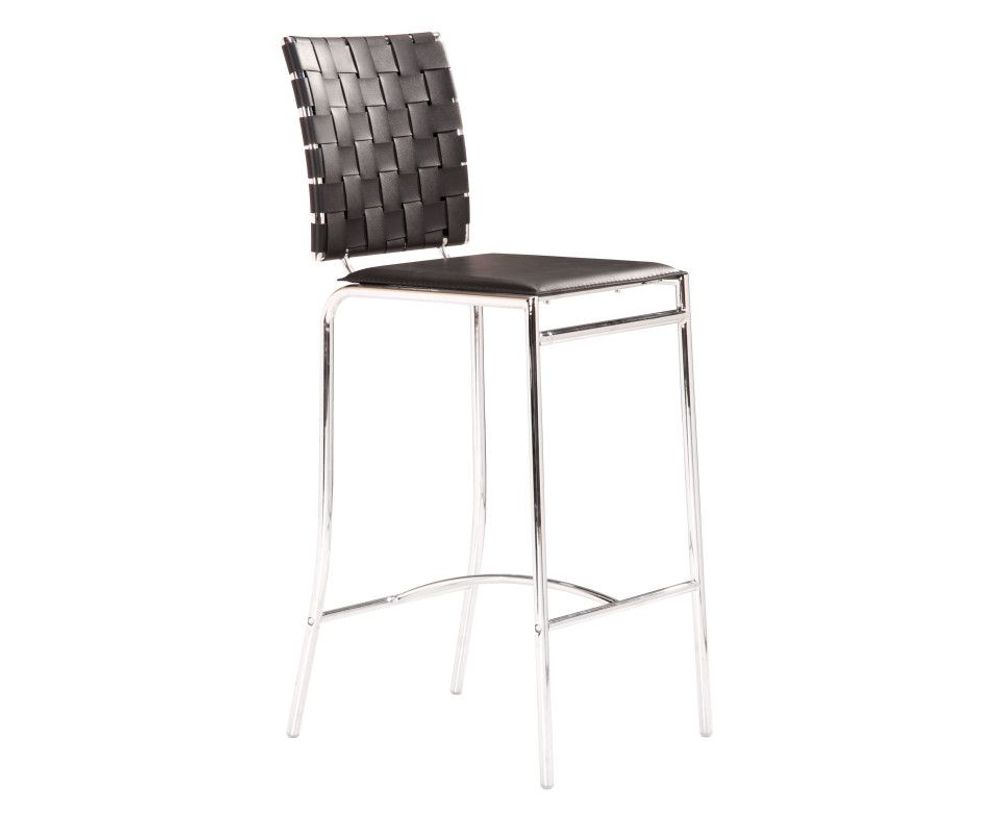 Silla Counter Criss Cross Metal Negro