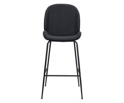 Silla Bar Miles Tela Negro