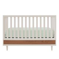 Cuna Convertible 4 en 1 Star Blanco - Walnut