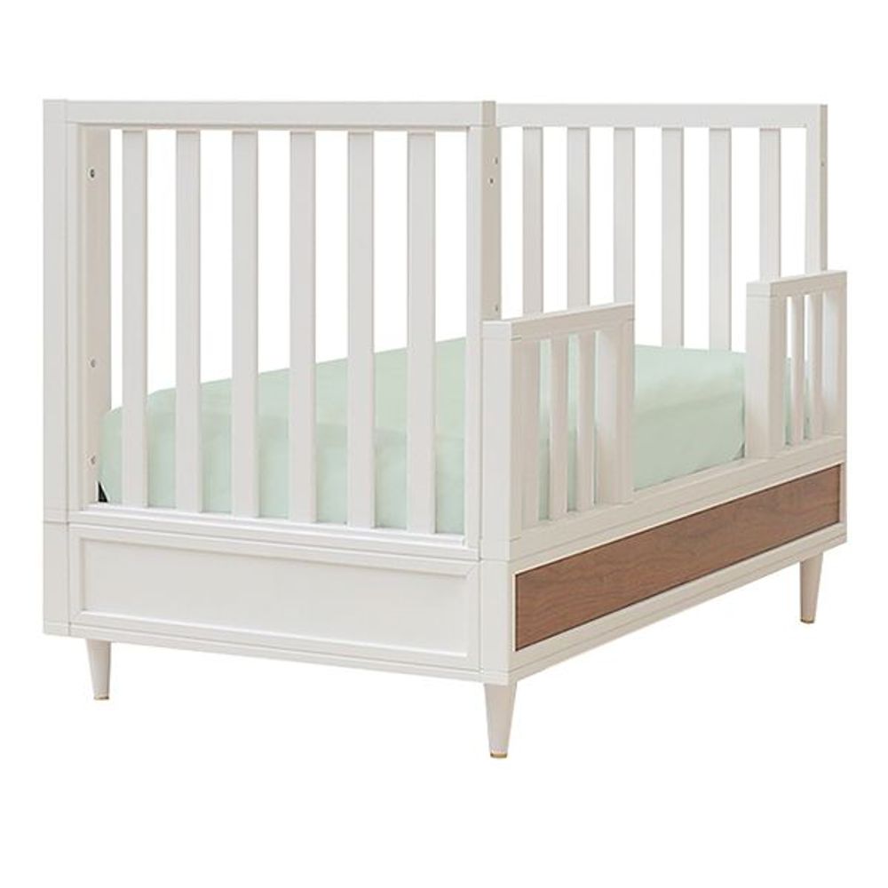 Cuna Convertible 4 en 1 Star Blanco - Walnut