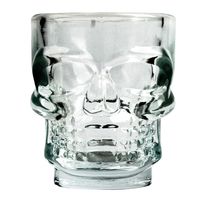 Paquete de 4 Vasos Tequileros Calavera