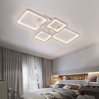 Lampara De Techo Led Via Aluminio Blanco