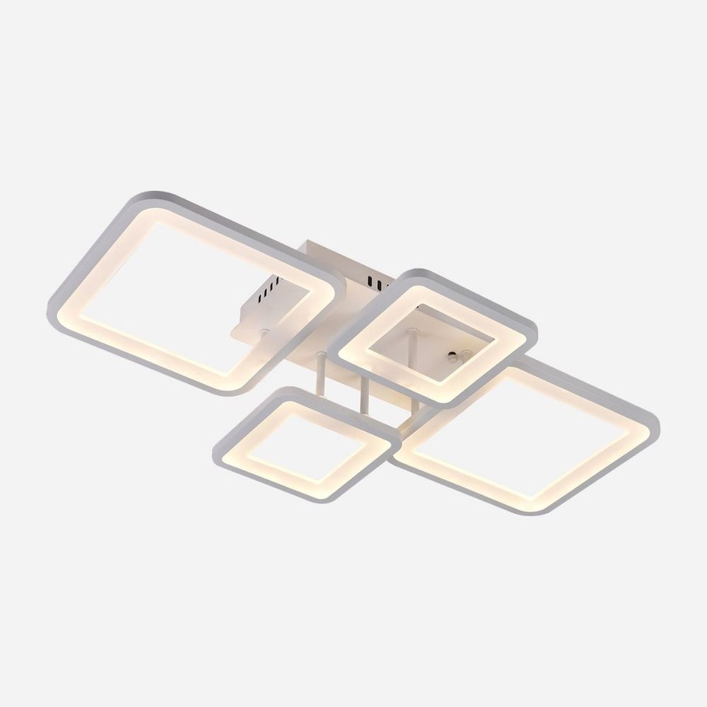 Lampara De Techo Led Via Aluminio Blanco